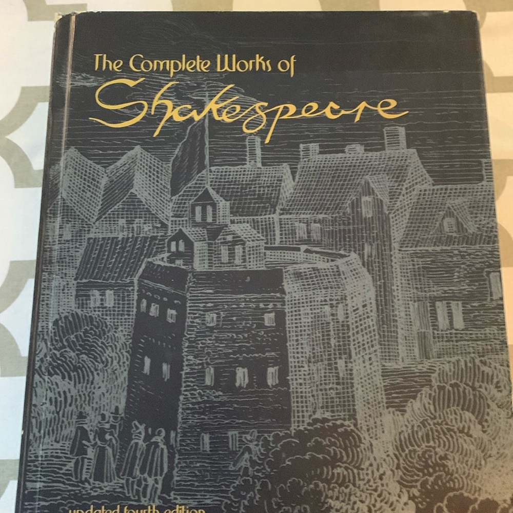 The complete works of Shakespeare. Used at U of C.